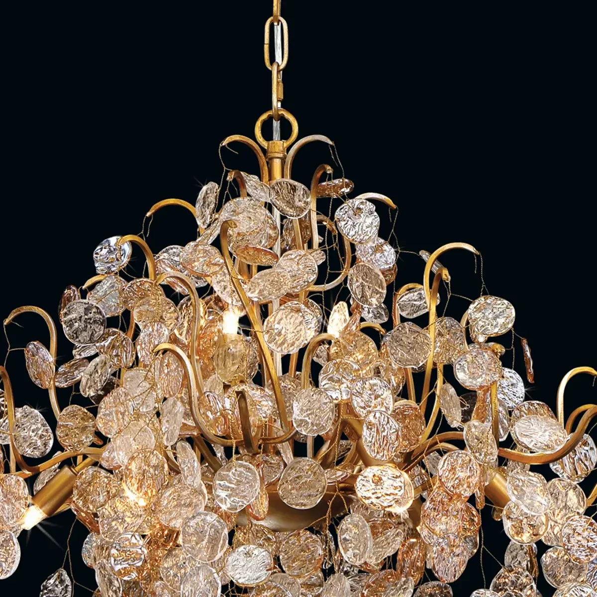 Campo Round Chandelier 11 Light 33"W-Briglighting
