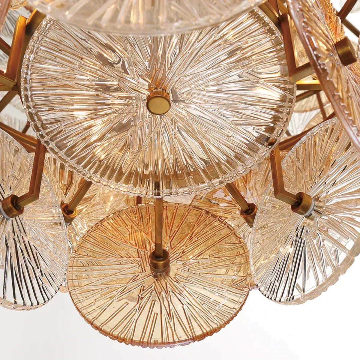 Suna Round Chandelier 27 Light 40"W-Briglighting