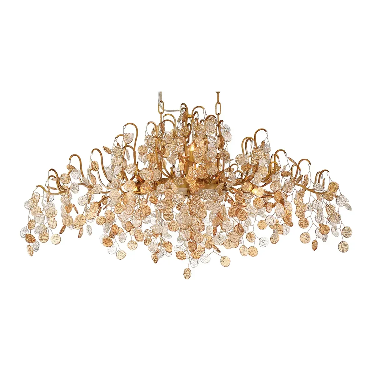 Campo Linear Chandelier 10 Light 45"W-Briglighting