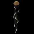 24 Rock Crystal Short-eggplants Modern Chandelier 138 Inch Long Staircase LED Chandelier-Briglighting