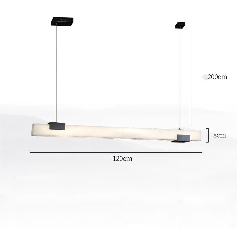 Alabaster Square Pillar Dining Chandelier-Pendant for living room,Pendant for kitchen,Pendant for bathrooms,Pendant for bedrooms,Pendant for foyer,Pendant for stairways,Pendant for dining room-Briglighting