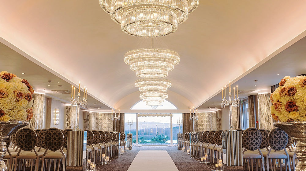 (60+47+36) Inch 3-Ring Modern Crystal Chandelier for Living Room Big Banquet Hall Chandelier Light-Briglighting