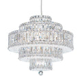 Plaza 22 Light Pendant Polished Stainless Steel-Briglighting