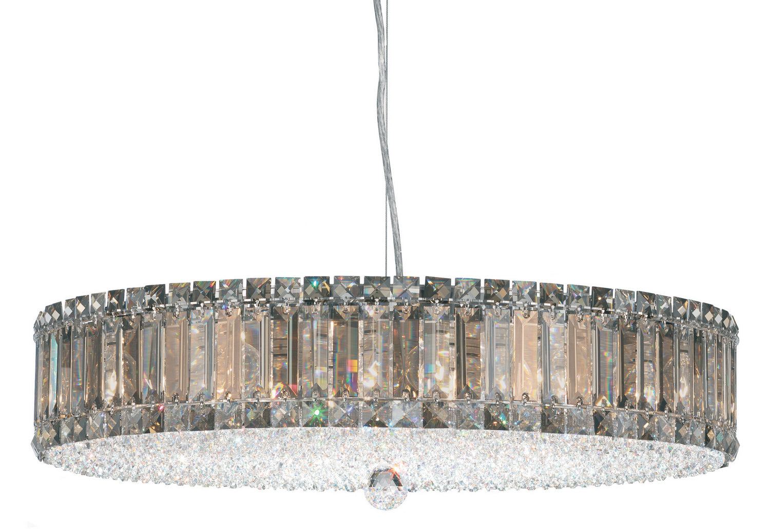 Plaza 21 Light Pendant Polished Stainless Steel-Briglighting