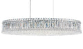 Plaza 16 Light Linear Pendant Polished Stainless Steel-Briglighting
