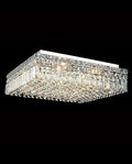 20'' Square Flush Mounted Chandelier Crystal Ceiling Light-吸顶灯-Briglighting