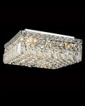 16'' Square Flush Mounted Chandelier Crystal Ceiling Light-吸顶灯-Briglighting