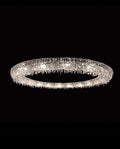 79 Inch Round Huge Looop Chandelier Hanging Modern Crystal Chandelier-Briglighting