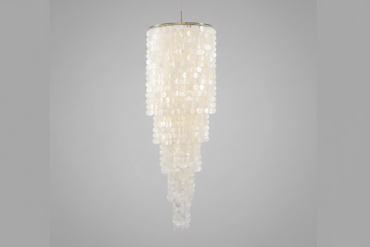 Modern Nerida Shell Chandelier-Chandelier-Briglighting
