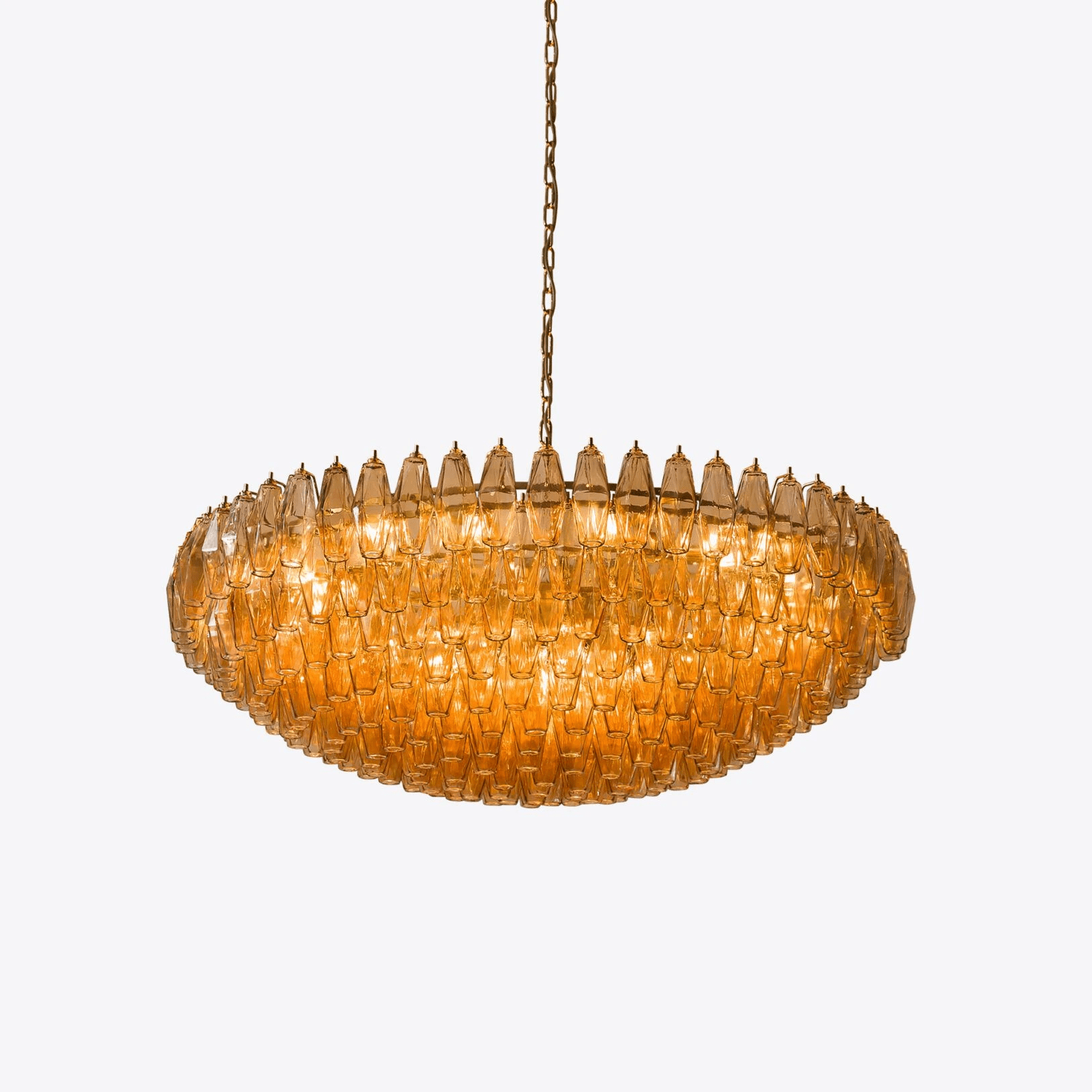 Premium Amber Sorrento Chandelier-Chandelier-Briglighting