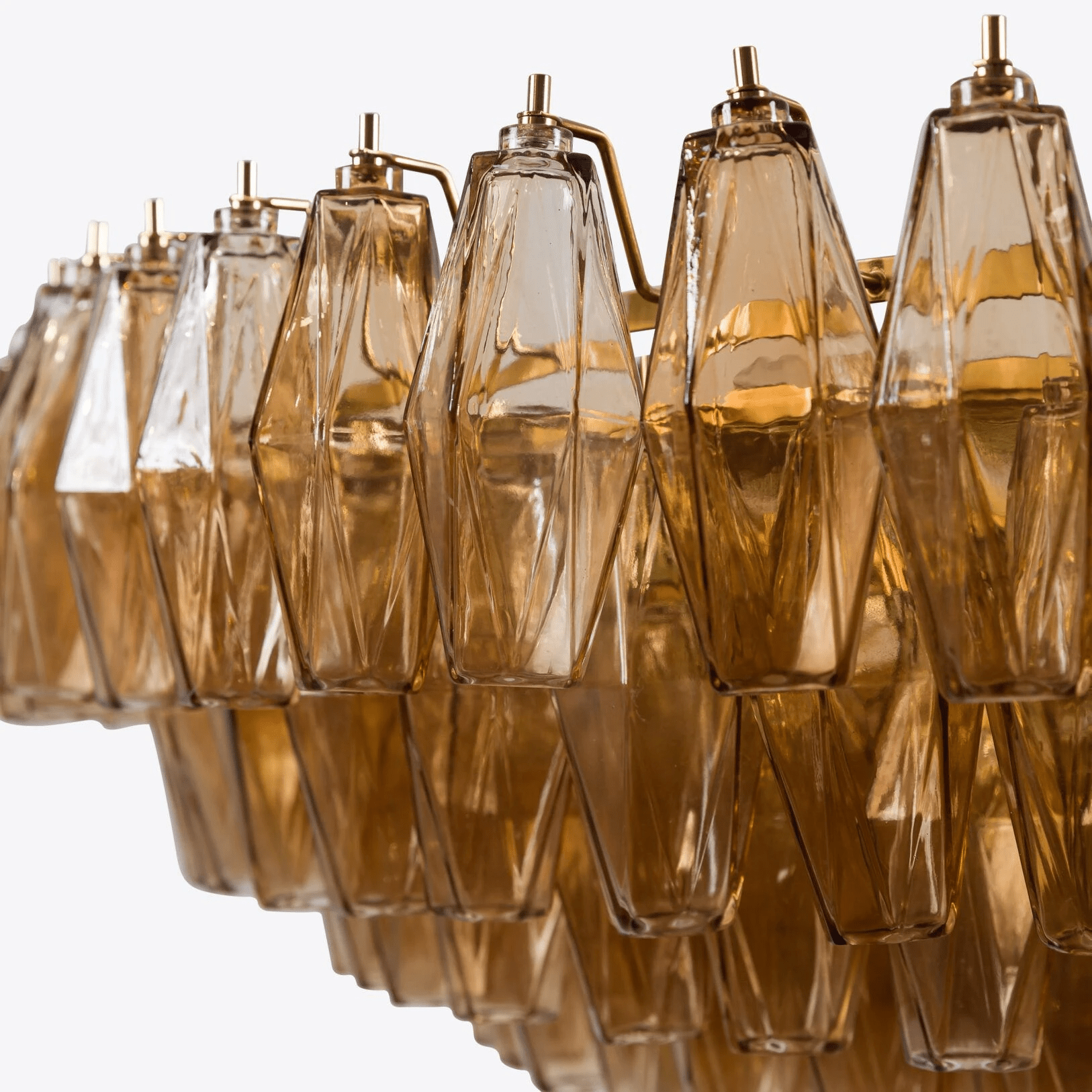 Premium Amber Sorrento Chandelier-Chandelier-Briglighting