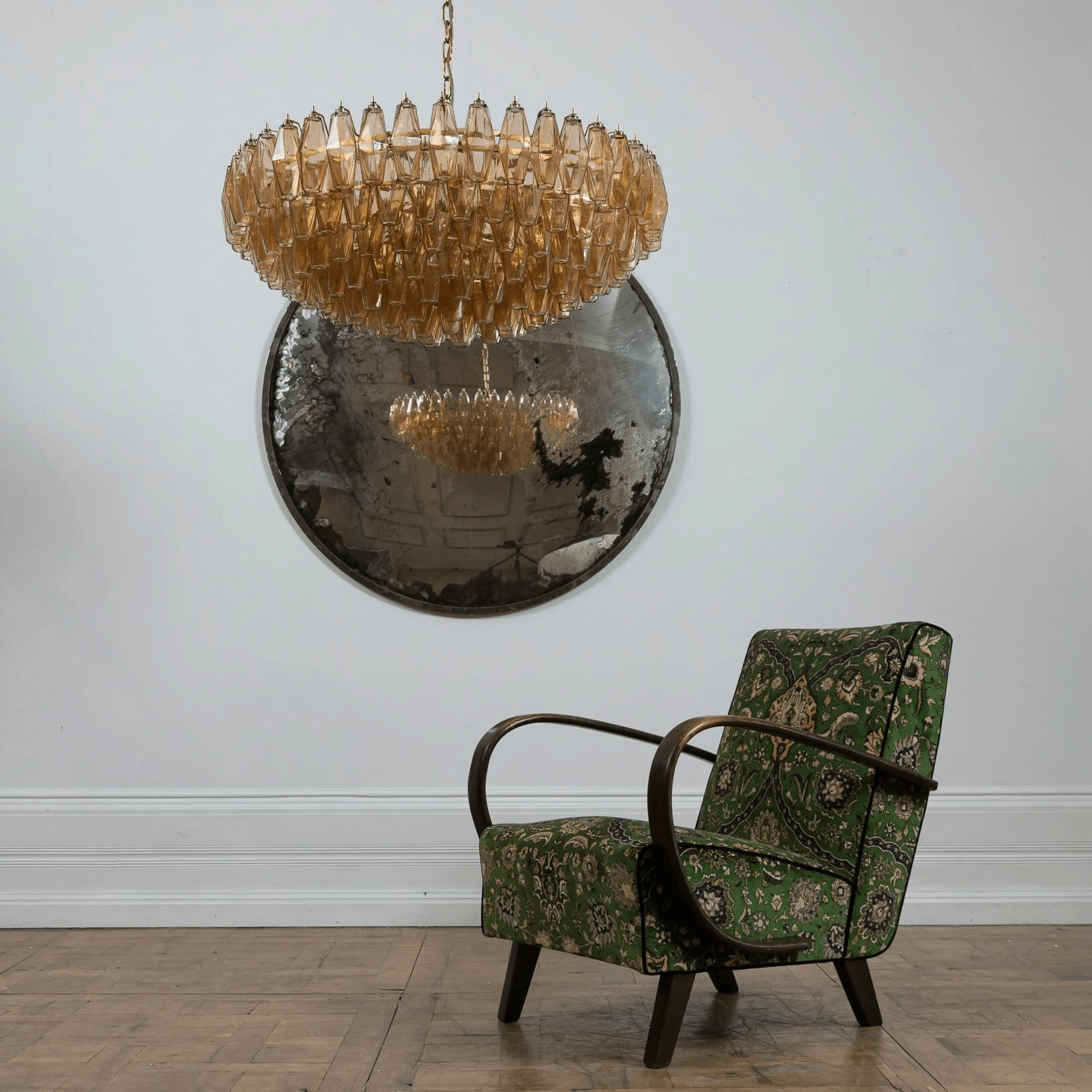 Premium Amber Sorrento Chandelier-Chandelier-Briglighting