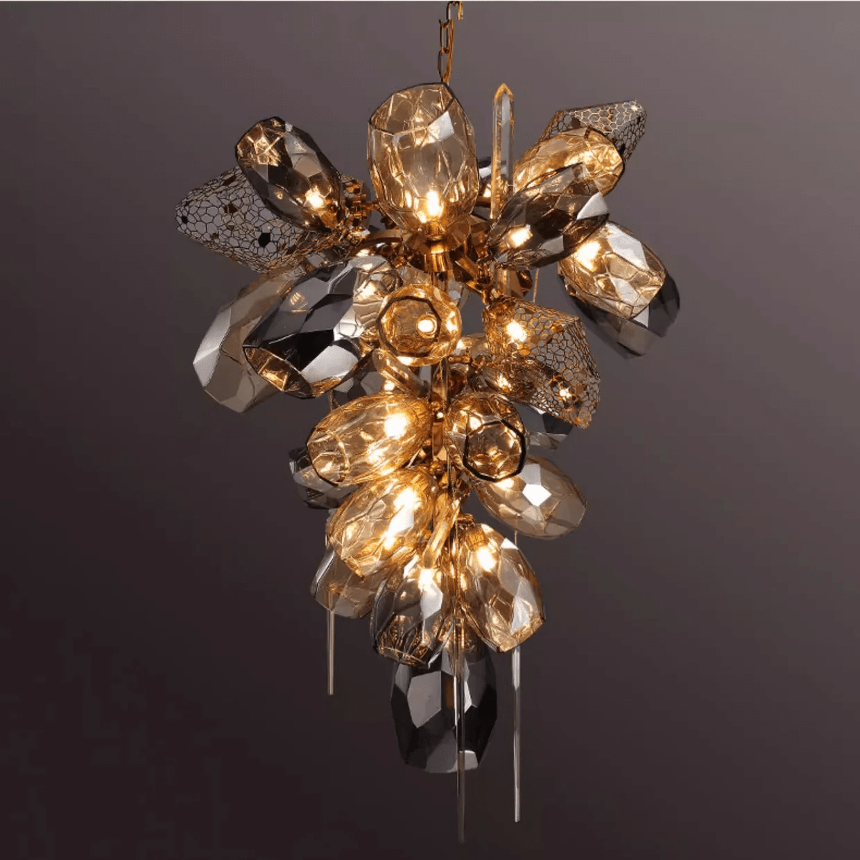 Premium Modern Art Glass Crystal Chandelier-Chandelier-Briglighting