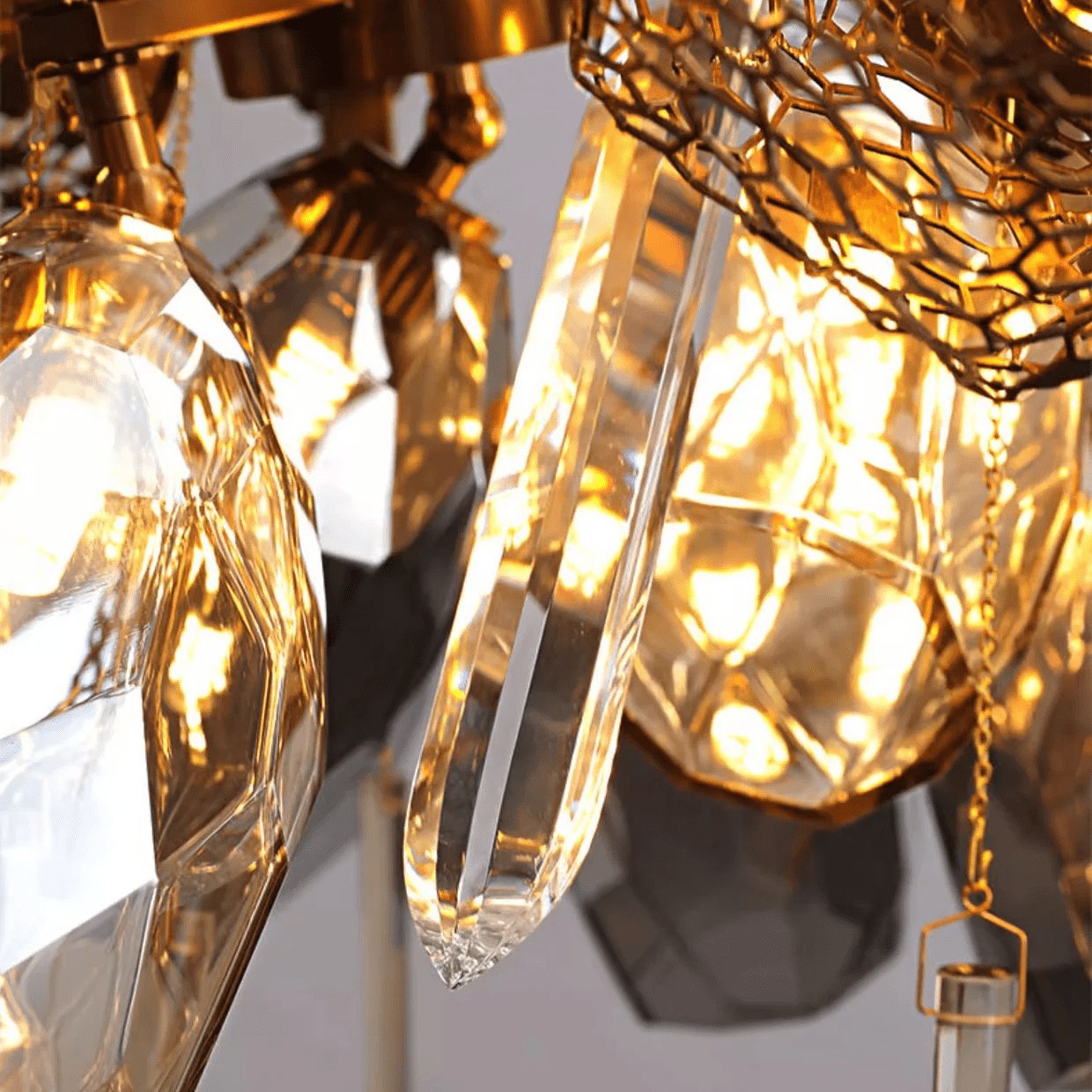 Premium Modern Art Glass Crystal Chandelier-Chandelier-Briglighting