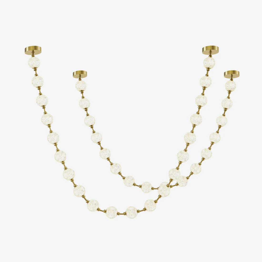 Strand Necklace Chandelier-Chandelier-Briglighting