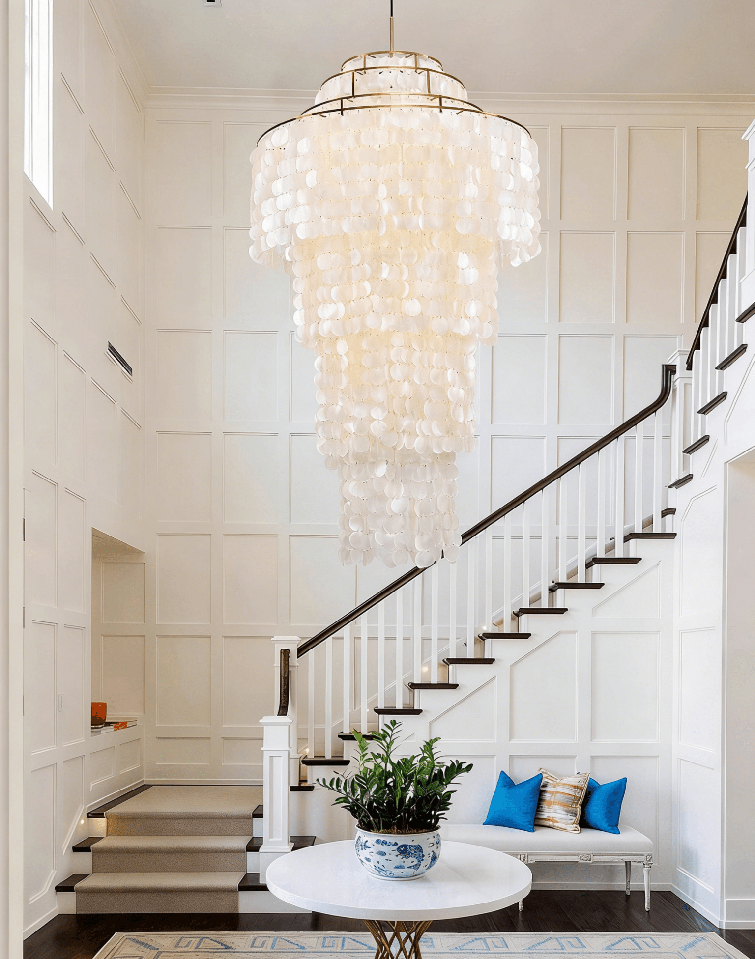 Modern Nerida Shell Chandelier-Chandelier-Briglighting