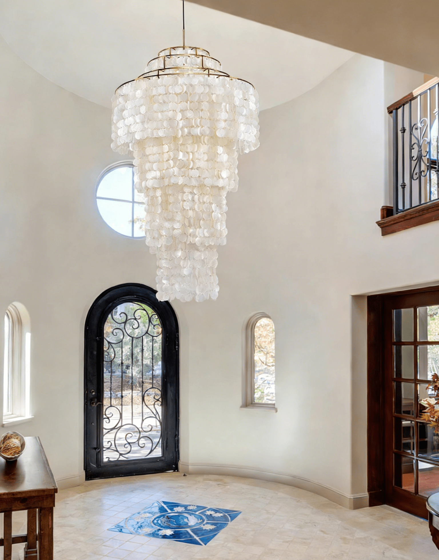 Modern Nerida Shell Chandelier-Chandelier-Briglighting