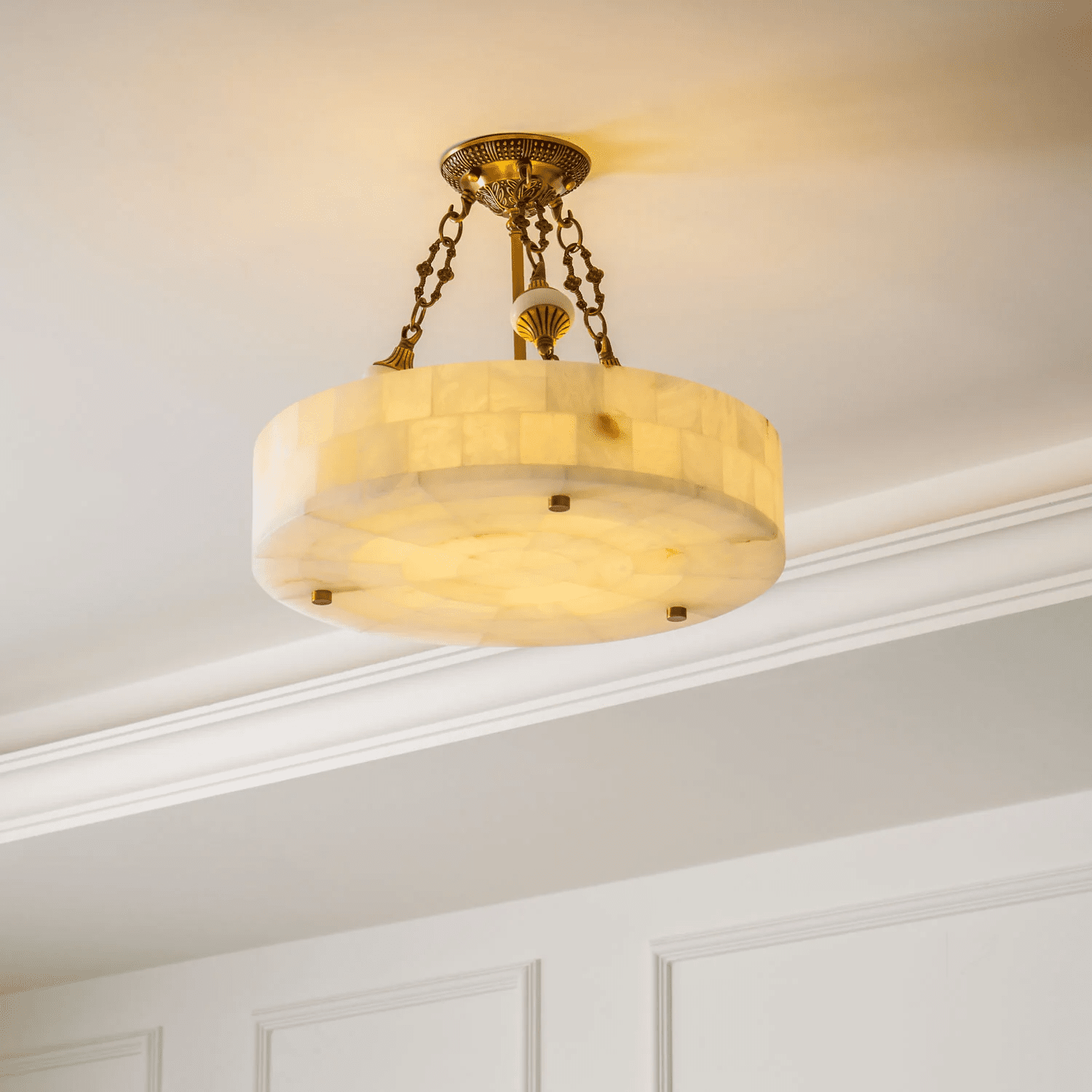Lumisora Alabaster Ceiling Lamp - Briglighting