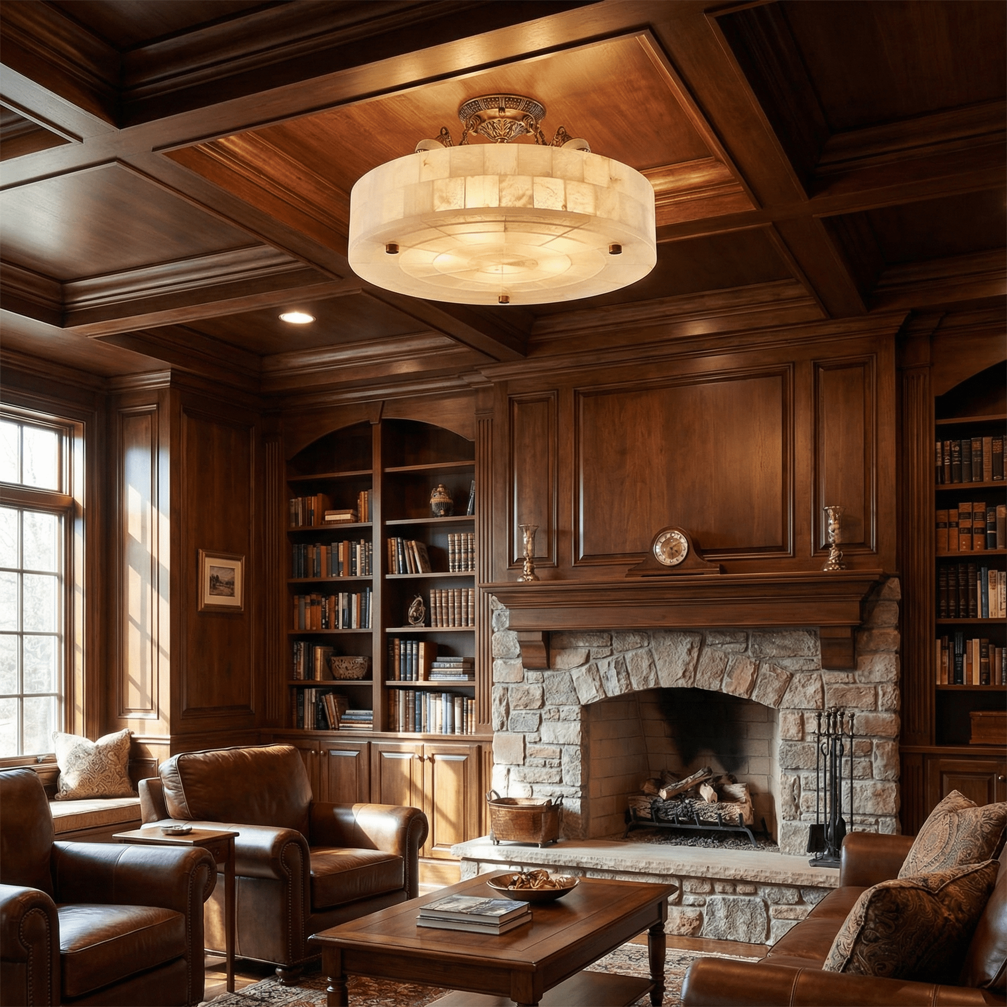 Lumisora Alabaster Ceiling Lamp - Briglighting