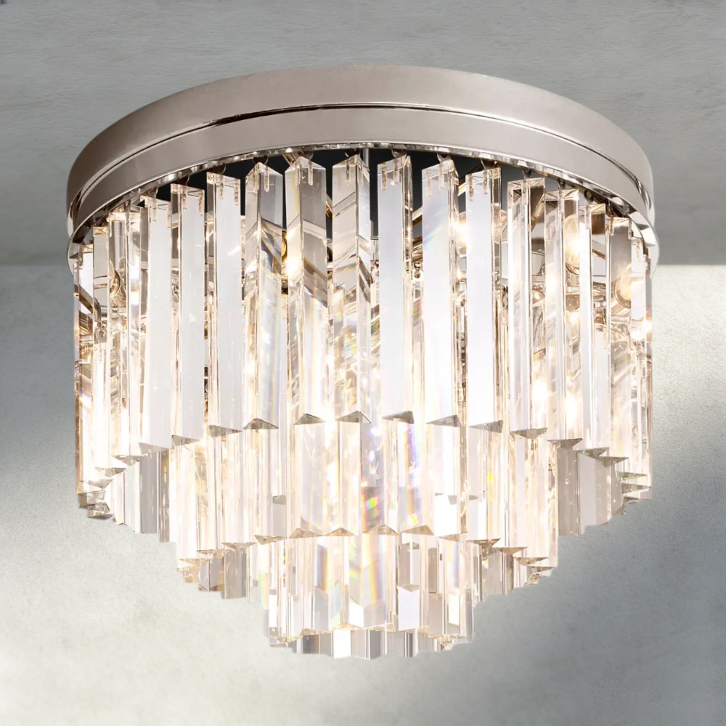 1920s Odeon Flushmount 20"-Flush Mount-Briglighting