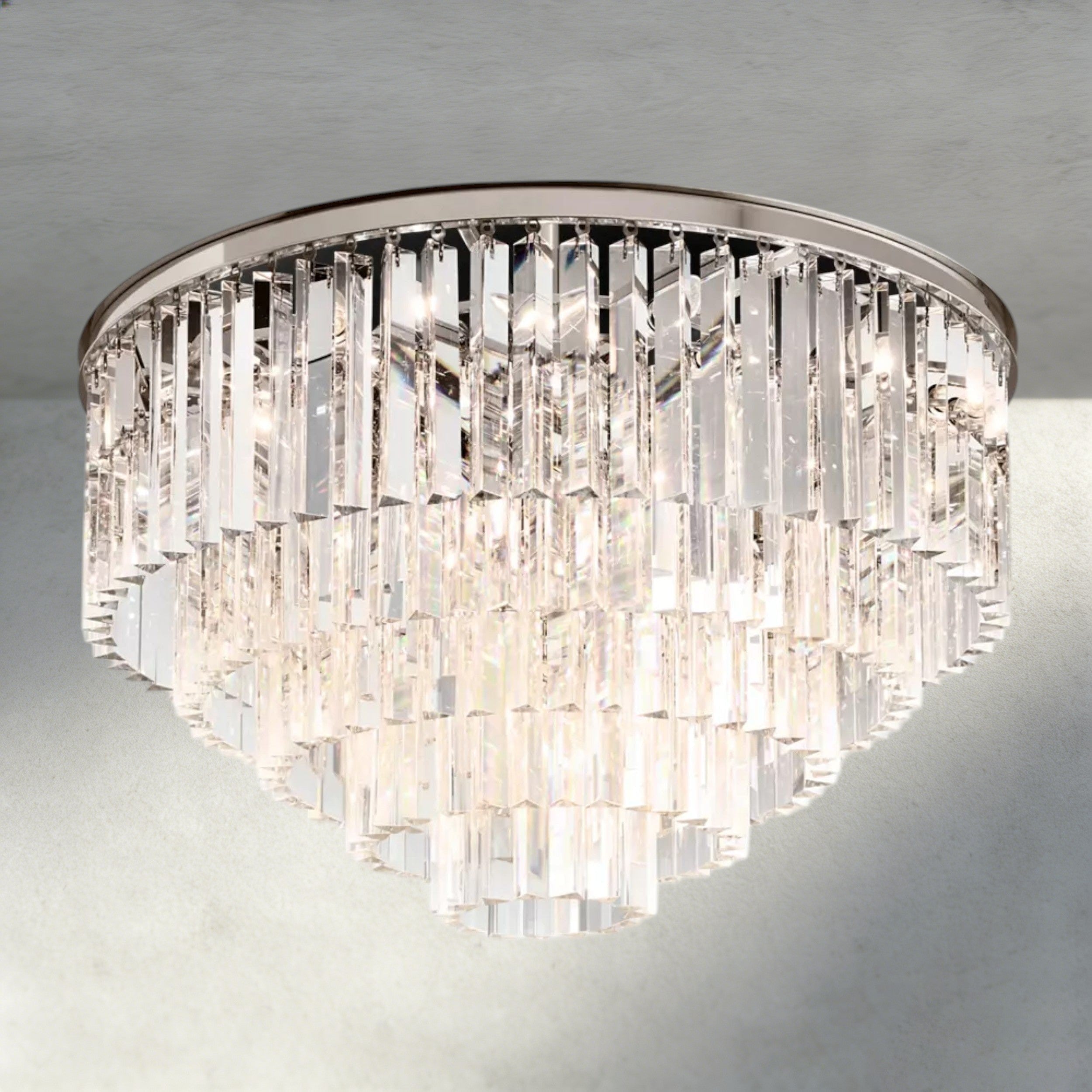 1920s Odeon Flushmount 20"-Flush Mount-Briglighting