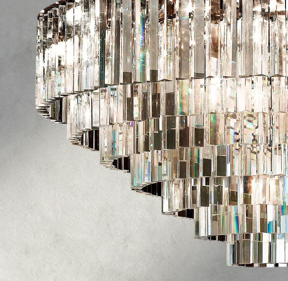 1920s Odeon Round Chandelier 20", 32", 44"-chandelier-Briglighting