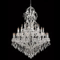 59X85 Inch Tall Chandelier for High Ceiling Foyers 48 Lights Chrome Elegant Crystal Lighting-Briglighting