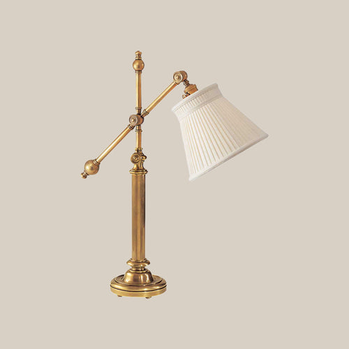 Adjustable Brass Table Lamp