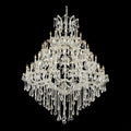 47X58 Inch Big Living Room Chandelier 49 Lights Candle Style Tiered Crystal Chandelier-Briglighting
