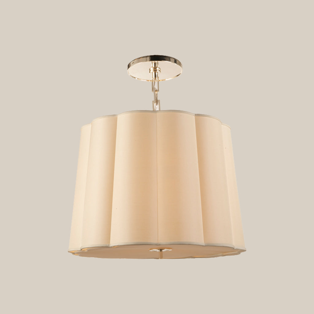 Fabric Drum Pendant Light
