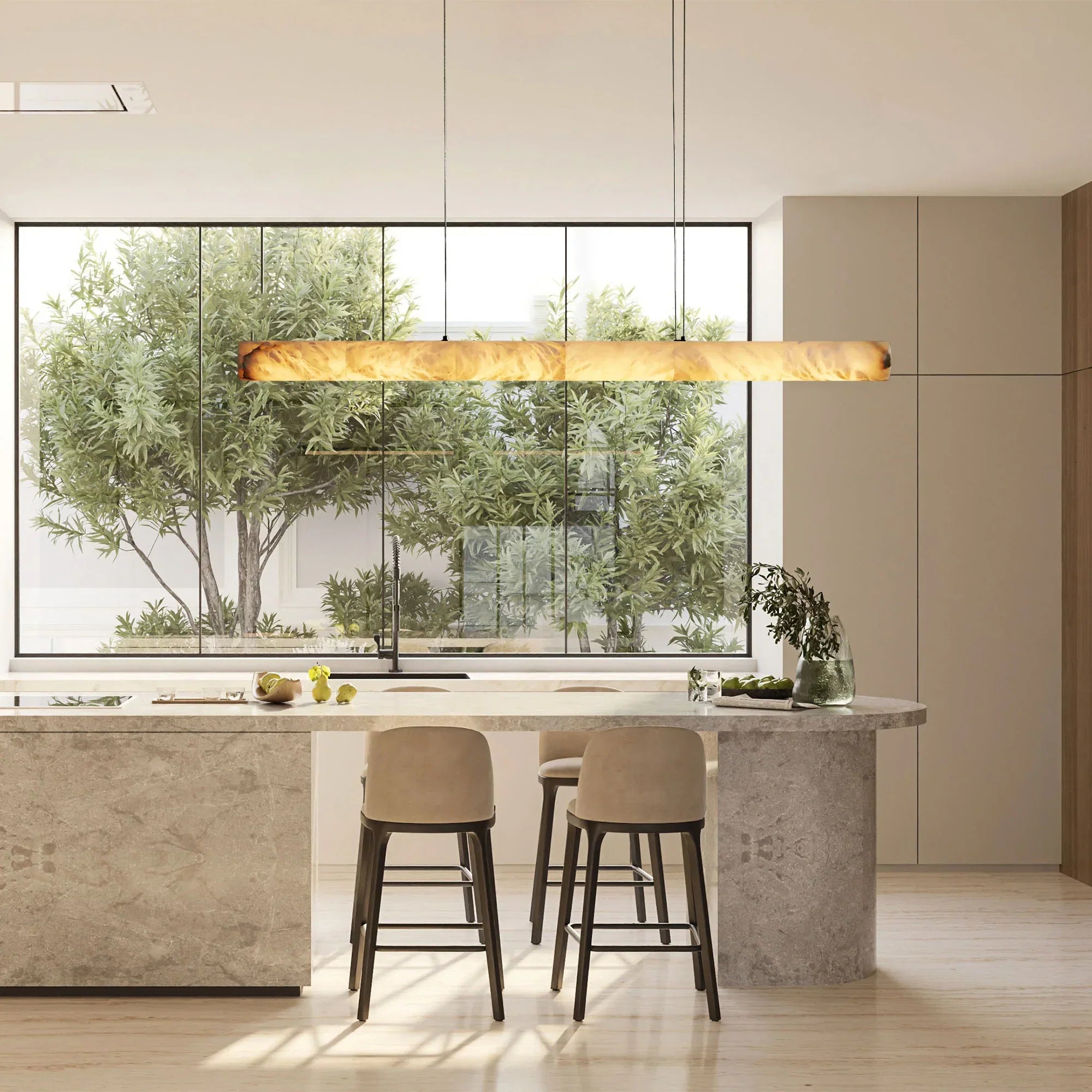 Halima Linear Chandelier-Briglighting