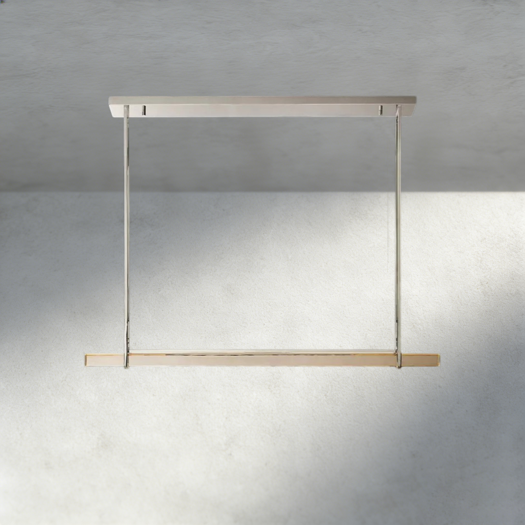 Audubon Crystal Linear Single Bar Chandelier-Briglighting