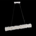 Modern Linear Geode Quartz Crystal Pendant Light-Briglighting