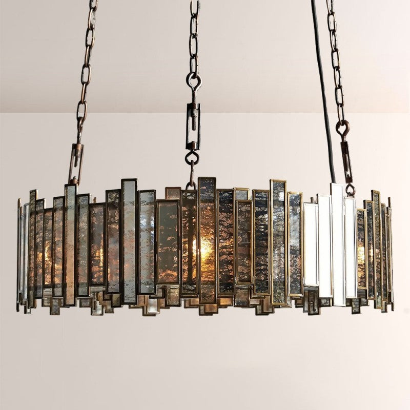 Theodore Round Chandelier-Chandelier-Briglighting