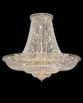 79X69 Inch Extra Wide Chandelier Large Gold Crystal Foyer Lighting-Briglighting