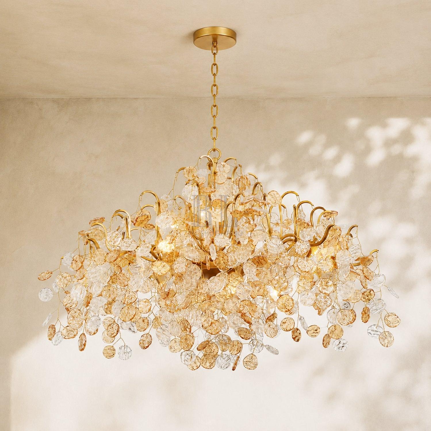 Campo Round Chandelier 8 Light 26"W-Briglighting