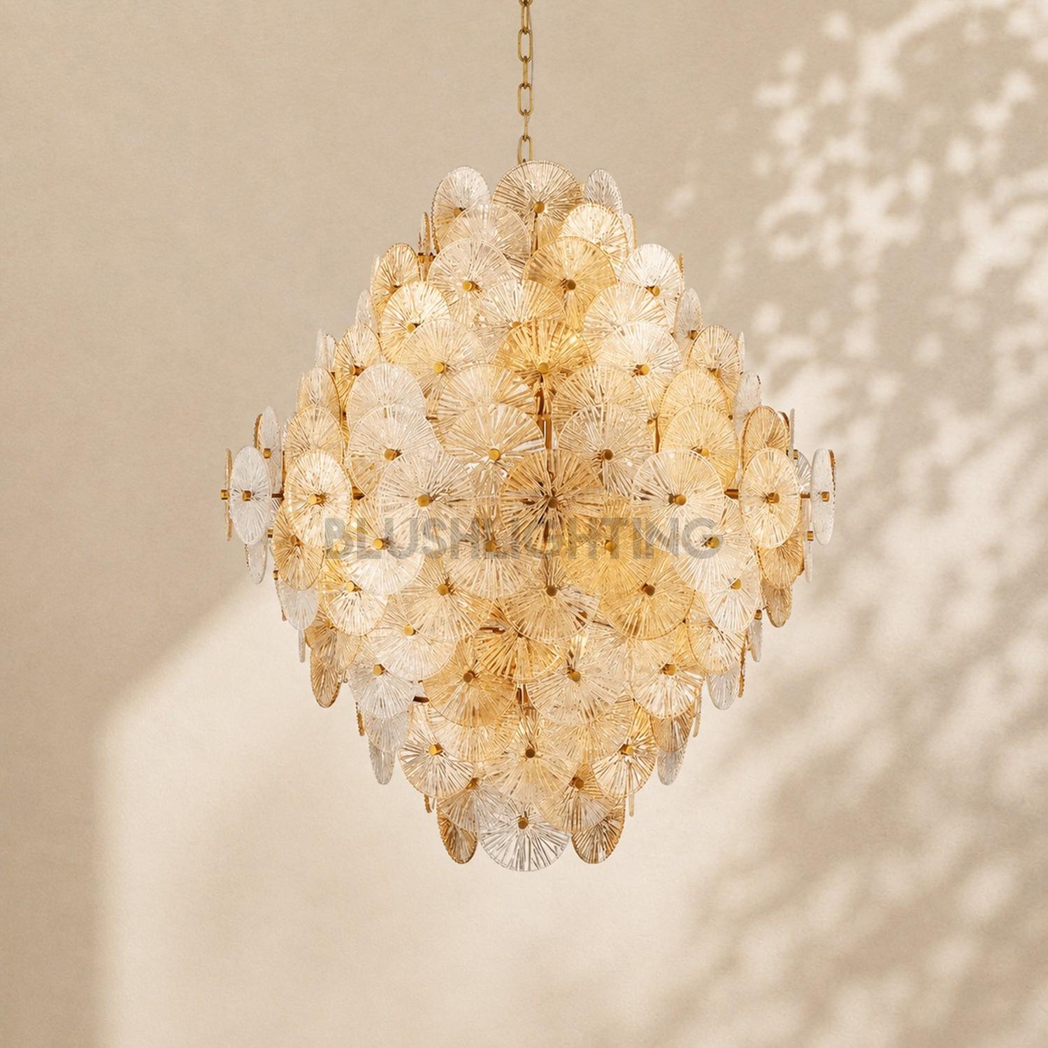 Suna Round Chandelier 27 Light 40"W-Briglighting