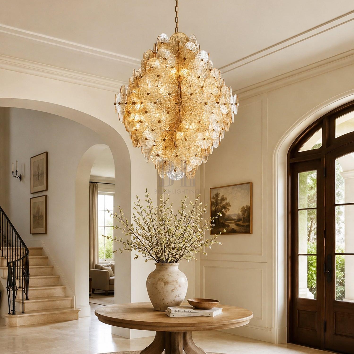Suna Round Chandelier 27 Light 40"W-Briglighting
