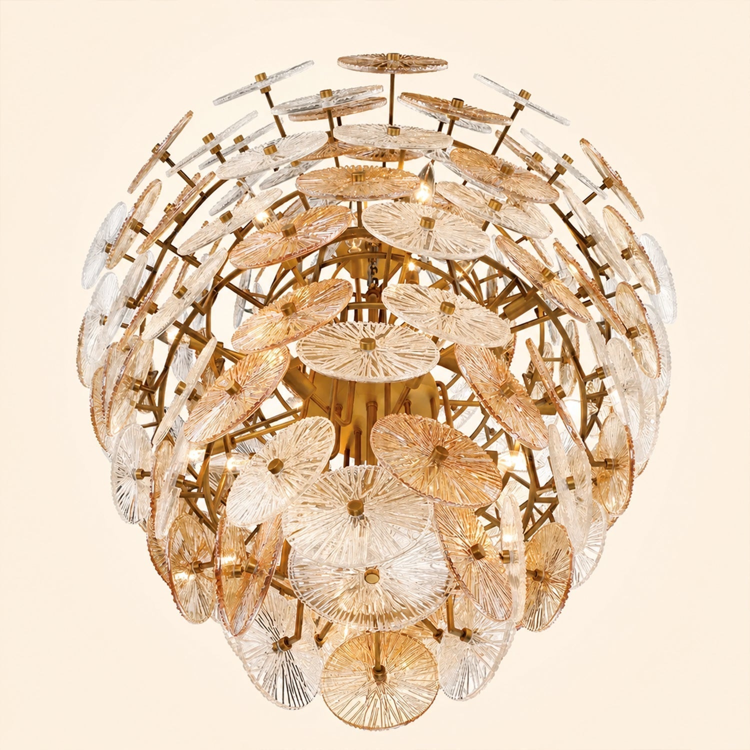 Suna Round Chandelier 27 Light 40"W-Briglighting