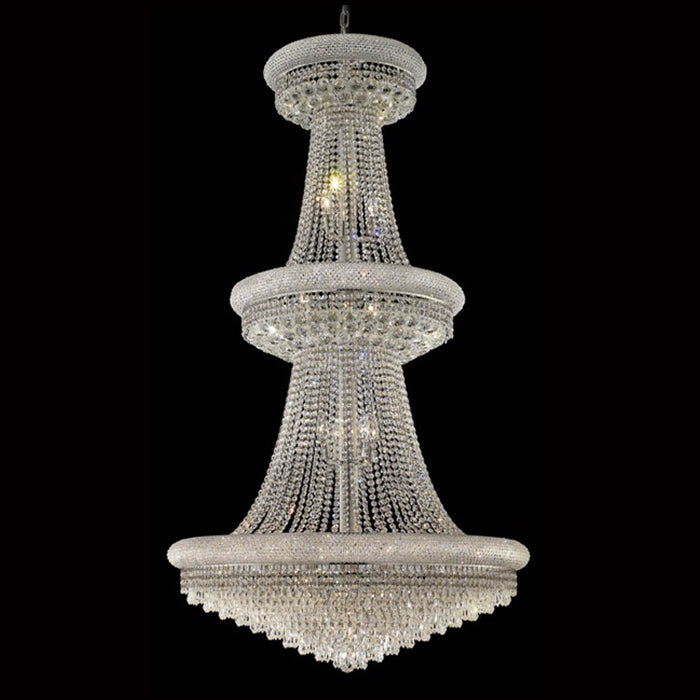 36X66 Inch 32 Lights Elegant Empire K9 Crystal Chandelier-Briglighting