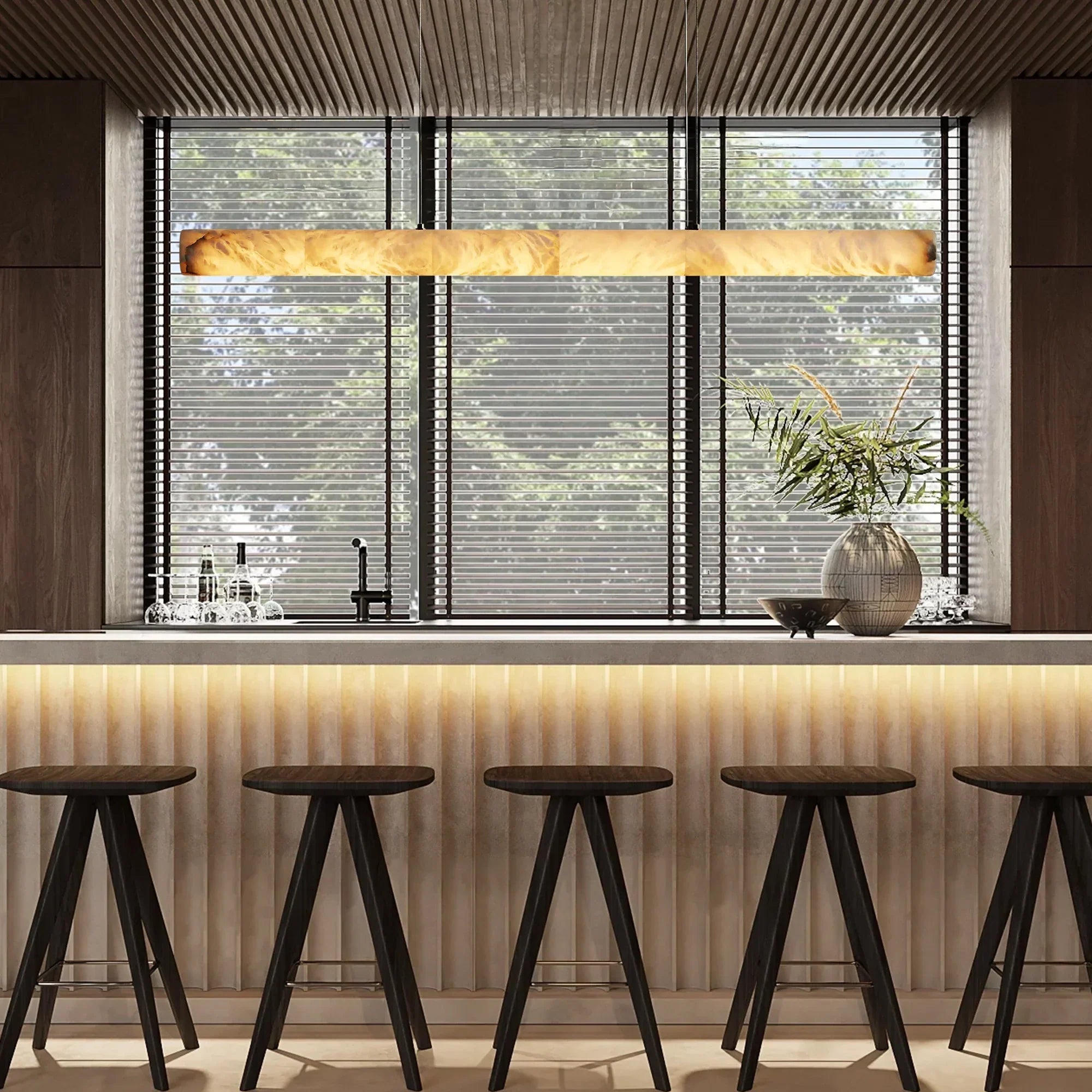Halima Linear Chandelier-Briglighting