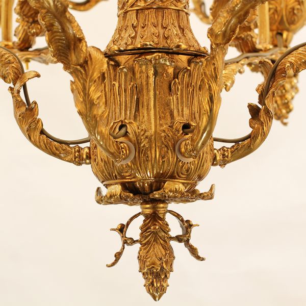 47X39 Inch 36 Lights Baroque Style Antique Brass Chandelier-Briglighting