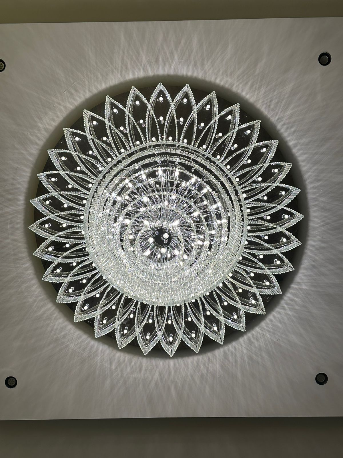 72'' Modern Foyer Crystal Chandelier Large Chandeliers for Banquet Hall-Briglighting