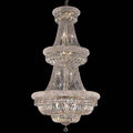30X56 Inch 37 Lights French Basket K9 Crystal Chandelier Lighting-Briglighting