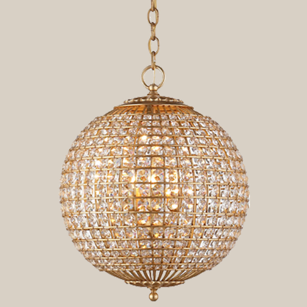 Crystal Globe Pendant Light