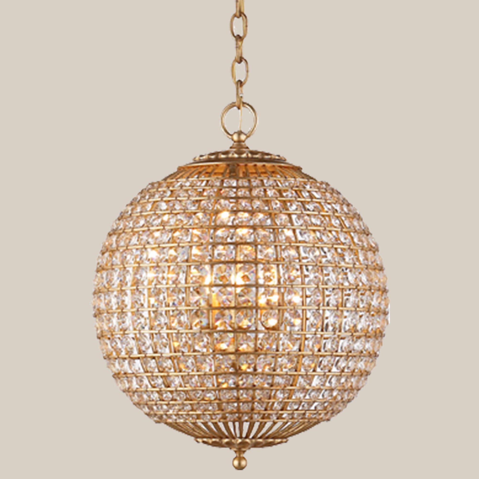 Crystal Globe Pendant Light