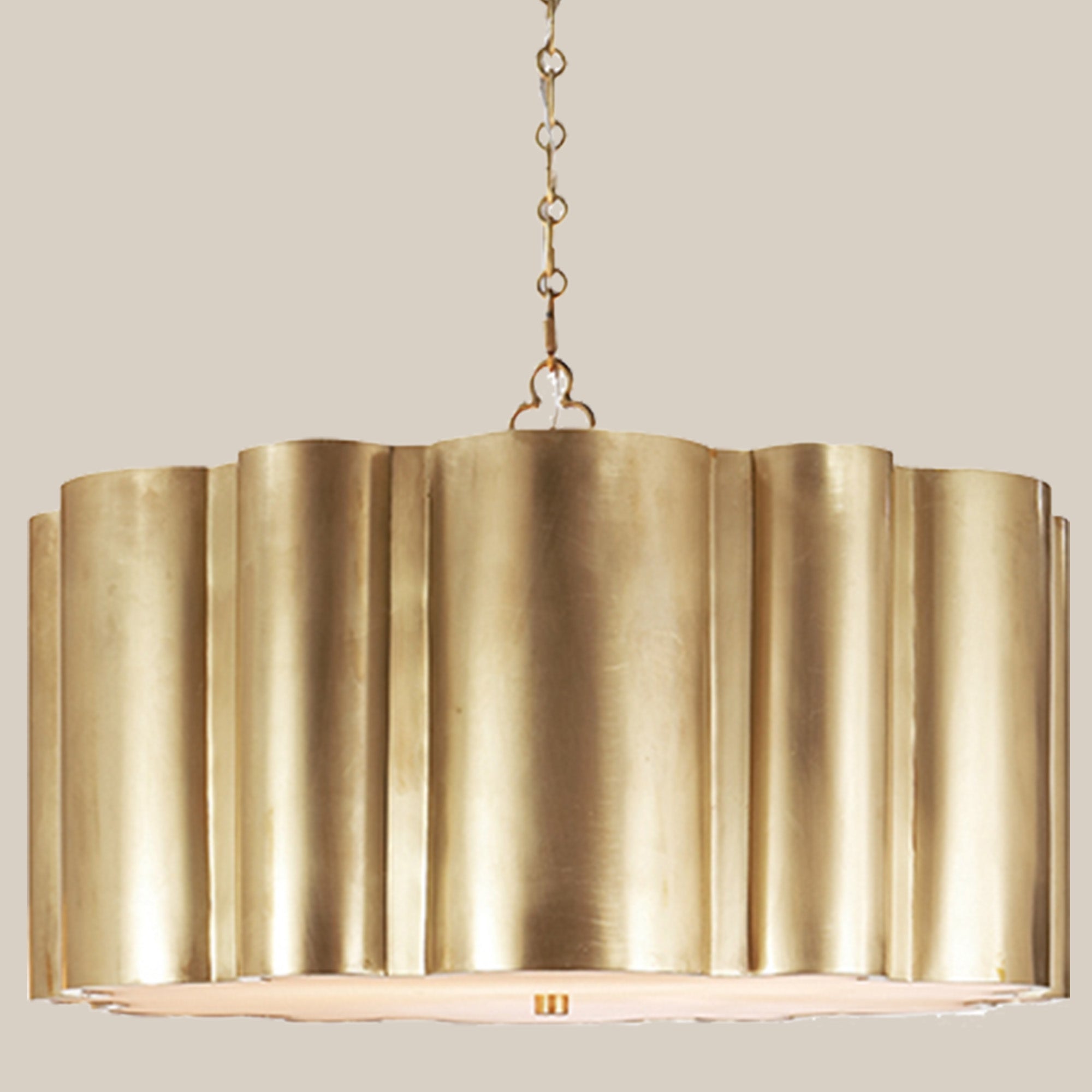 Modern Metal Drum Pendant Light
