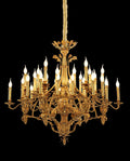 47X39 Inch 36 Lights Baroque Style Antique Brass Chandelier-Briglighting