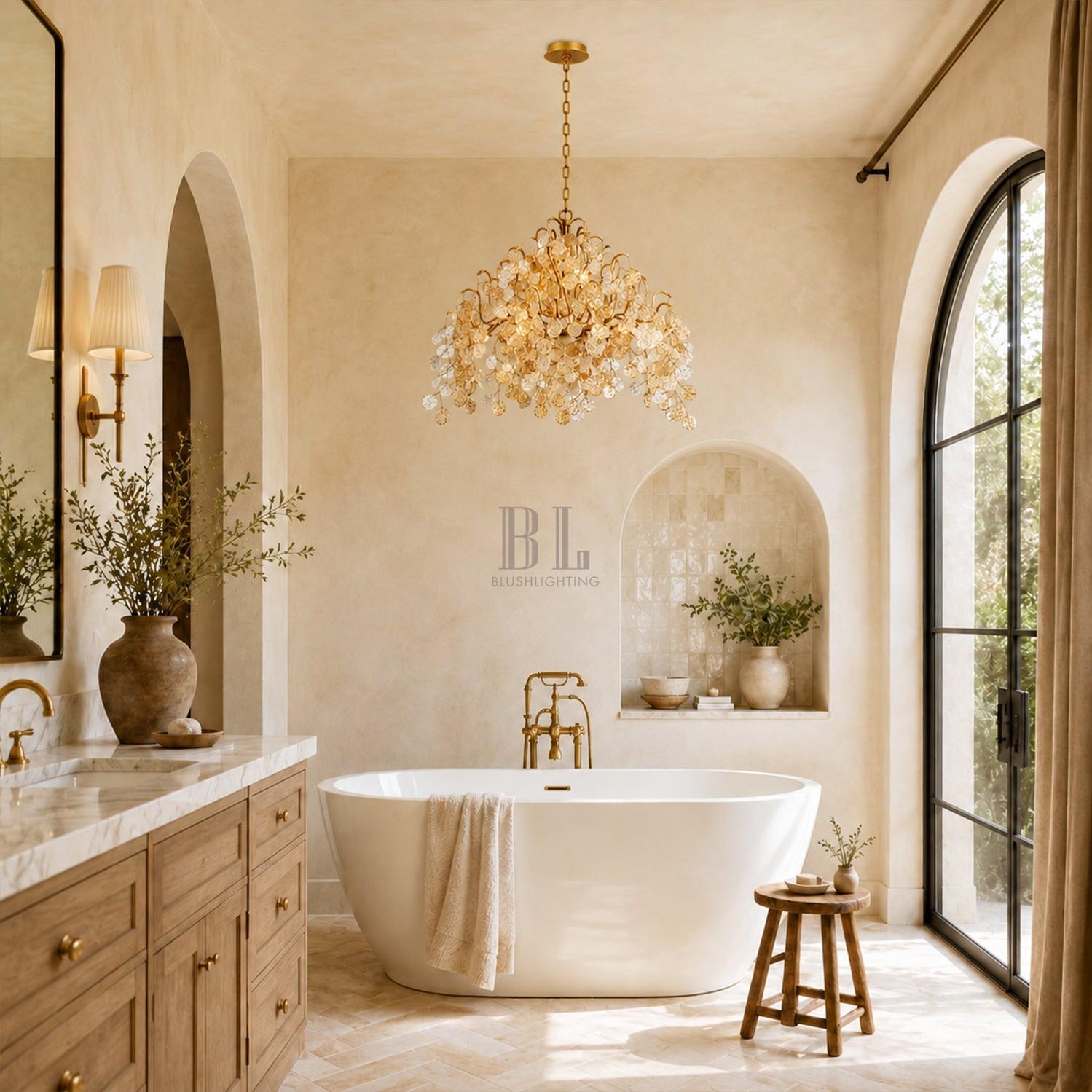 Campo Round Chandelier 11 Light 33"W-Briglighting