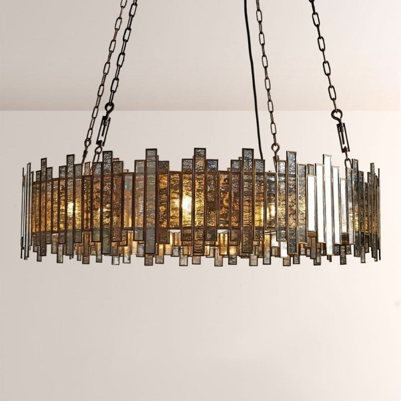 Theodore Round Chandelier-Chandelier-Briglighting